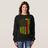 Sweatshirt Softball américain (Devant entier)