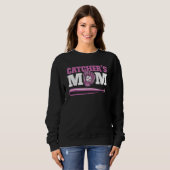 Sweatshirt Softball Baseball Bat Catcher  Batter Pitcher Catc (Devant entier)