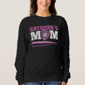 Sweatshirt Softball Baseball Bat Catcher  Batter Pitcher Catc (Devant)