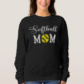 Sweatshirt Softball Mom (Devant)
