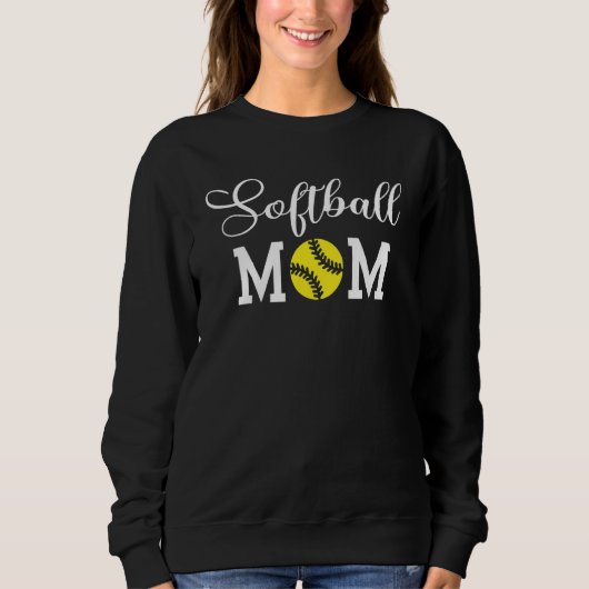 Sweatshirt Softball Mom (Devant)