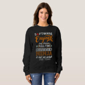 Sweatshirt Software Engineer Coder Programmer 4 (Devant entier)