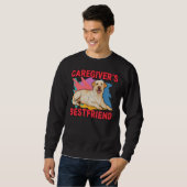 Sweatshirt Soigneuse S Bestfriend Labrador Retriever Chien Ma (Devant entier)