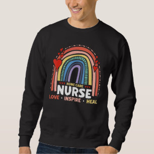 Sweatshirt Soins à domicile Infirmière Amour Inspirer guériso