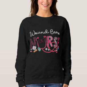 Sweatshirt Soins de blessures Infirmière Leopard Plaid Love H