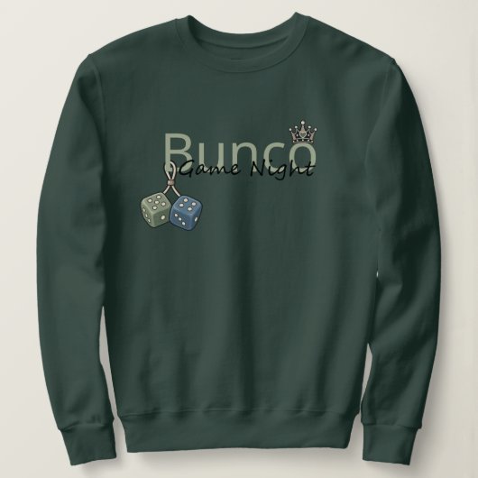 Sweatshirt Soirée de jeu Bunco (Design devant)