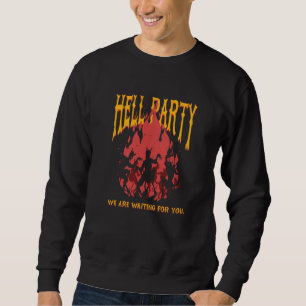 Sweatshirt Soirée En Enfer Diable Satan Danse Démon Gothique