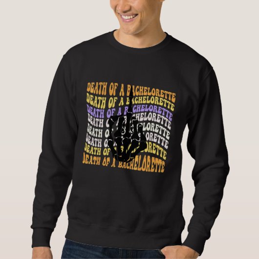 Sweatshirt Soirée Halloween pour future mariée, La Mort d'un (Devant)