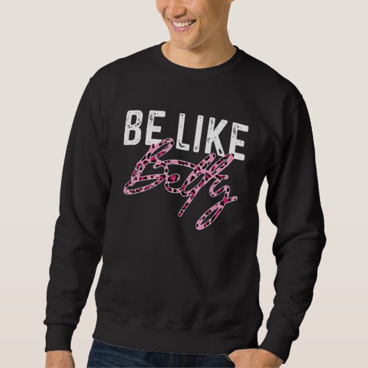 Sweatshirt Sois Comme.Ttys Pour Hommes Femmes Léopard Rose Vi (Devant)