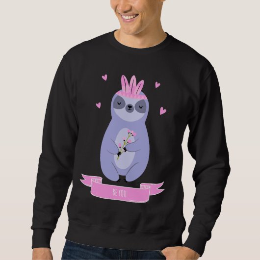 Sweatshirt Sois toi Sloth (Devant)