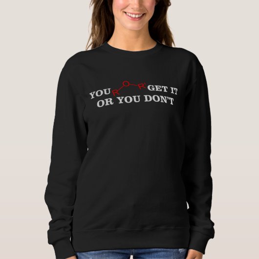 Sweatshirt Soit vous comprenez, soit vous ne comprenez pas, p (Devant)