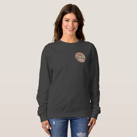 Sweatshirt Soleil couché du Boho céleste pastel muet (Devant entier)