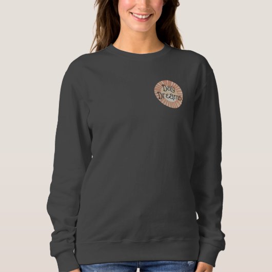 Sweatshirt Soleil couché du Boho céleste pastel muet (Devant)