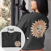 Sweatshirt Soleil couché du Boho céleste pastel muet