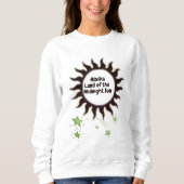 Sweatshirt Soleil de minuit noir de l'Alaska (Devant)