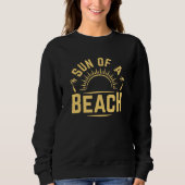 Sweatshirt Soleil D'Une Plage (Devant)