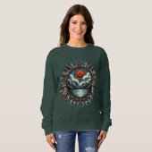 Sweatshirt Soleil rouge amérindien (Devant entier)