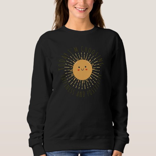 Sweatshirt Soleil souriant mignon (Devant)
