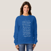 Sweatshirt Solo Dios basta (Ne vous inquiétez pas) (Devant entier)