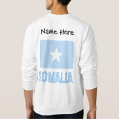 Sweatshirt Somalie Drapeau noir Personnalisation (Dos)