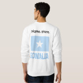 Sweatshirt Somalie Drapeau noir Personnalisation (Dos entier)