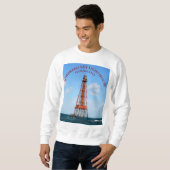 Sweatshirt Sombrero Key Lighthouse Florida Keys (Devant entier)