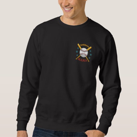 Sweatshirt Somebody s Loudmouth Baseball Mama Mothers Day Bot (Devant)