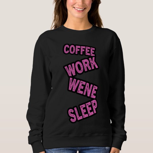 Sweatshirt Sommeil Café (Devant)