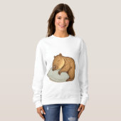 Sweatshirt sommeil Capybara Sleepybara (Devant entier)
