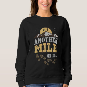 Sweatshirt Son autre kilomètre ou à peu près Randonneurs Camp
