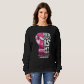 Sweatshirt Son combat est mon combat (Devant entier)