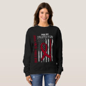 Sweatshirt Son Combat Est Mon Combat Belle Fille Multiple Mye (Devant entier)
