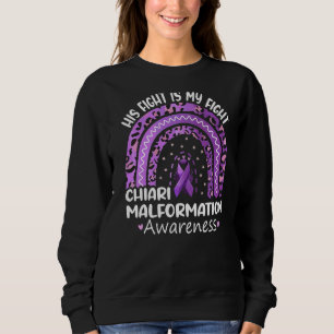 Sweatshirt Son Combat Est Mon Combat Chiari Malformation Awar