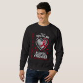 Sweatshirt Son combat est mon combat gendre myélome multiple (Devant entier)