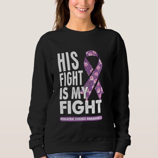 Sweatshirt Son combat est mon fils de combat Nephew attaque p (Devant)