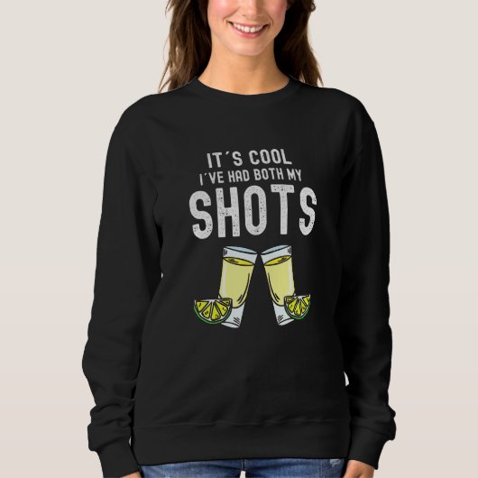 Sweatshirt Son Cool Ive A Eu Mes Deux Chaussures - Tequila 1 (Devant)