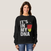 Sweatshirt Son Dans Mon Adn Allemagne Allemand Flag Pride Nat (Devant entier)