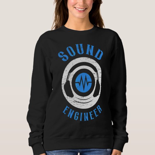 Sweatshirt Son Engineer Audio Song Music Tech Guy (Devant)