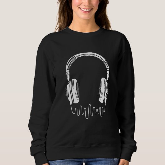Sweatshirt Son Engineer Audio Wave Audio Engineer Musique (Devant)
