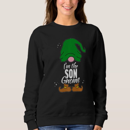 Sweatshirt Son Gnome Matching Family Group Christmas For Part (Devant)