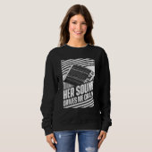 Sweatshirt Son Son M'ensorcelle Ingénieur du Son de Studio H (Devant entier)