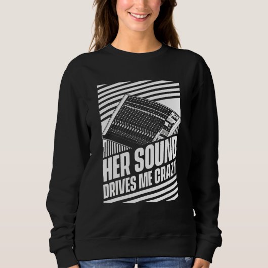 Sweatshirt Son Son M'ensorcelle Ingénieur du Son de Studio H (Devant)