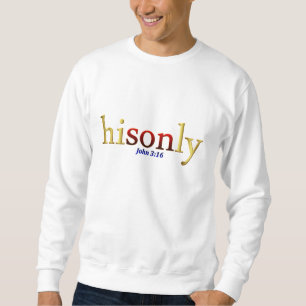 Sweatshirt Son unique Jean 3:16