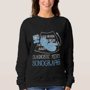 Sweatshirt Sonographie du patient de Scrub Wearin Gel Squirti