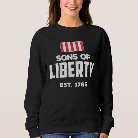 Sweatshirt Sons of Liberty Boston Massachusetts (Devant)