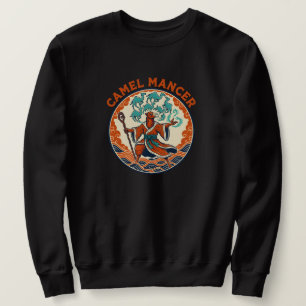 Sweatshirt Sorcier Maneur de Chameau Désert Fantastique Art M