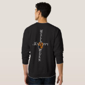 Sweatshirt Sorcière Citrouille mystique (Dos entier)