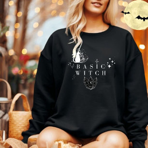 Sweatshirt Sorcière de base Femmes Halloween mignon 