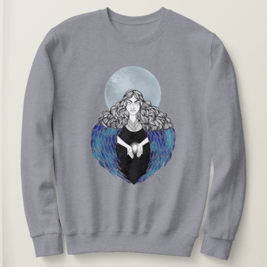 Sweatshirt Sorcière de Lune (Design devant)