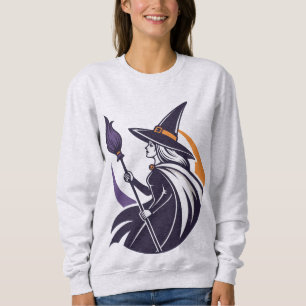 Sweatshirt Sorcière d'Halloween mystique - Vêtements de saiso